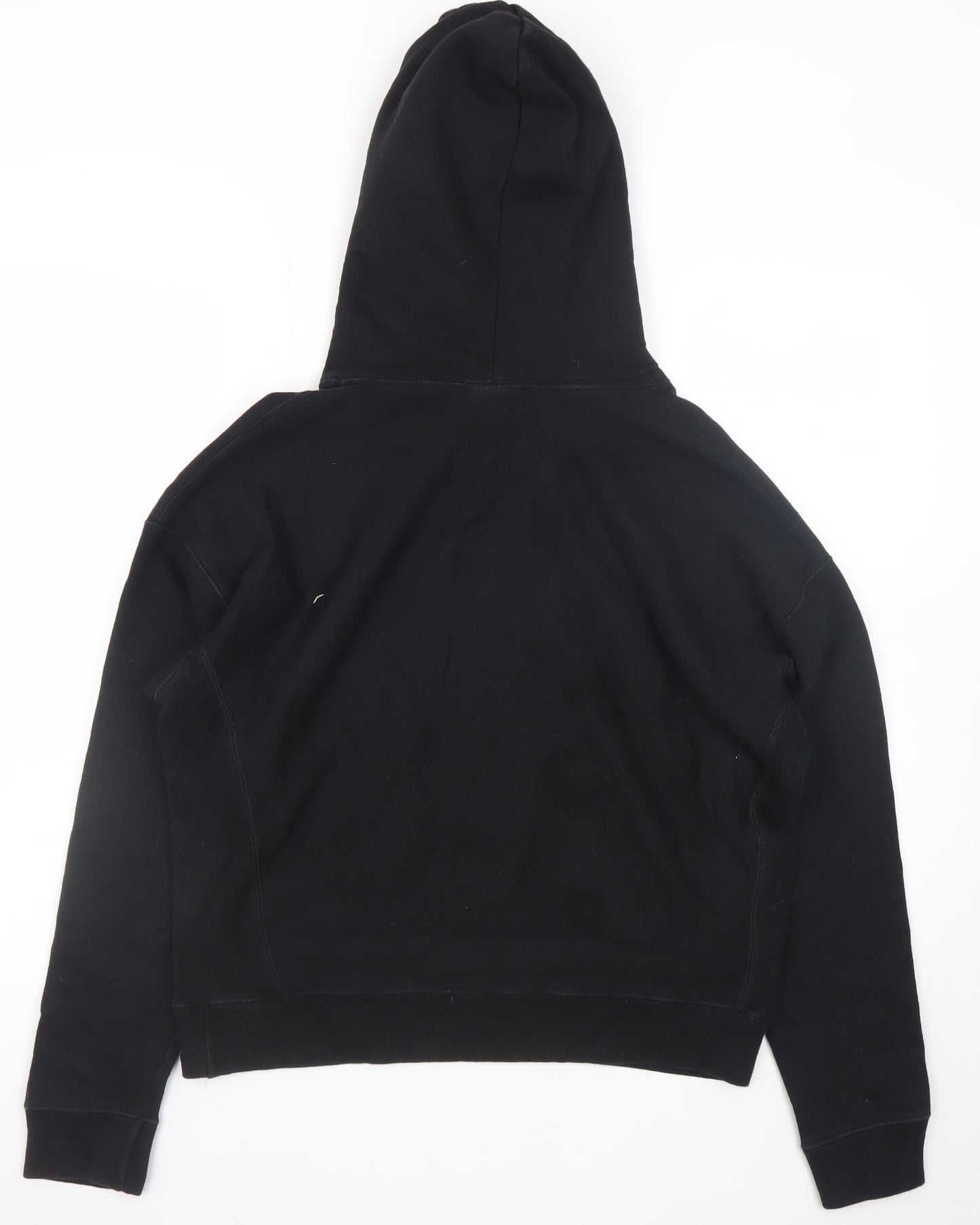 Champion Mens Black Reverse Weave Pullover Hoodie Size L
