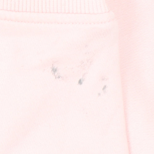 H&M Women's Pink La Poésie Paris Pullover Sweatshirt Size S