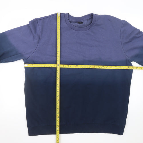 Next Men's Blue 2XL Crew Neck Pullover Sweatshirt