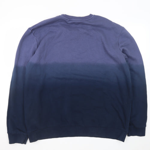 Next Men's Blue 2XL Crew Neck Pullover Sweatshirt
