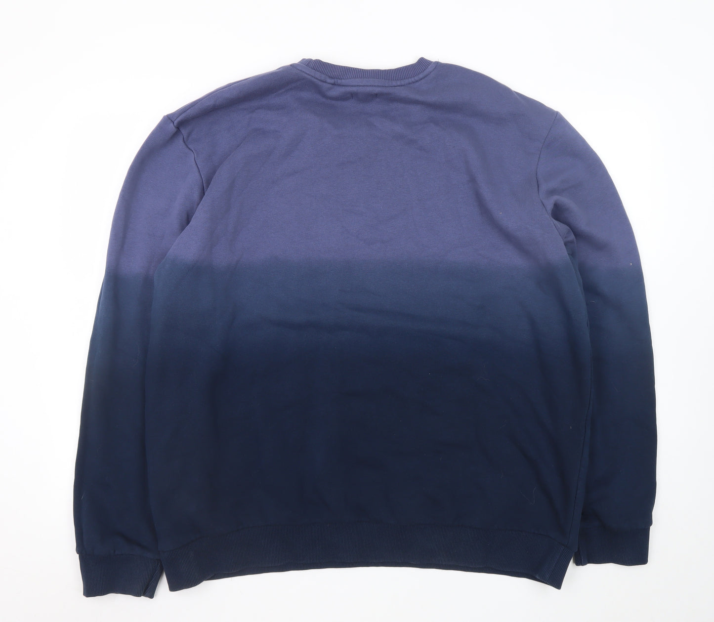 Next Men's Blue 2XL Crew Neck Pullover Sweatshirt