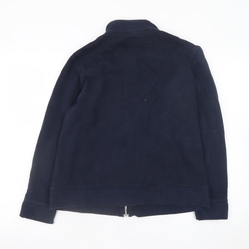 Debenhams Womens Blue Full Zip Fleece Jacket Size 14