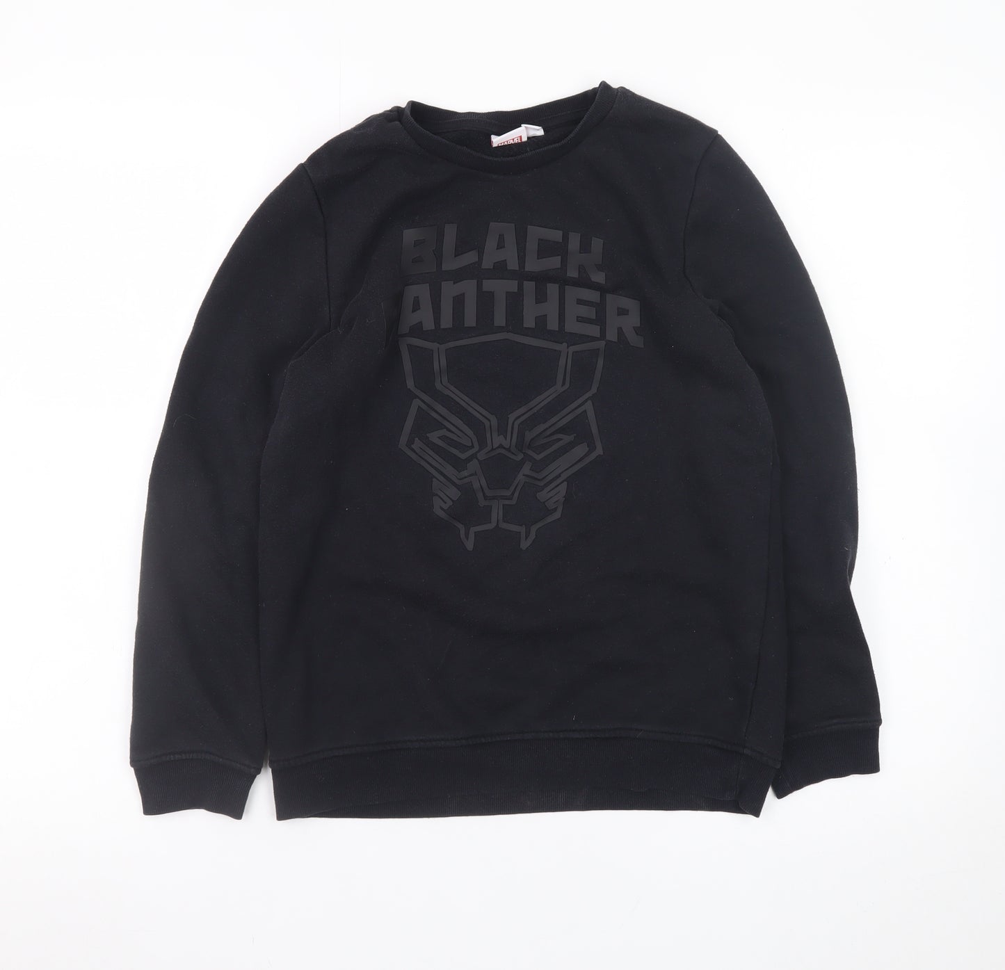 Marvel Boys Black Panther Black Fleece Sweatshirt 11-12 Years Pullover