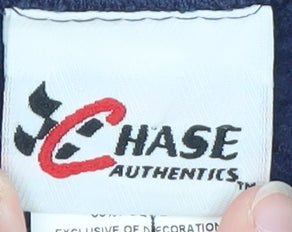 Chase Authentics Men's Blue Racing Pullover Sweatshirt Medium