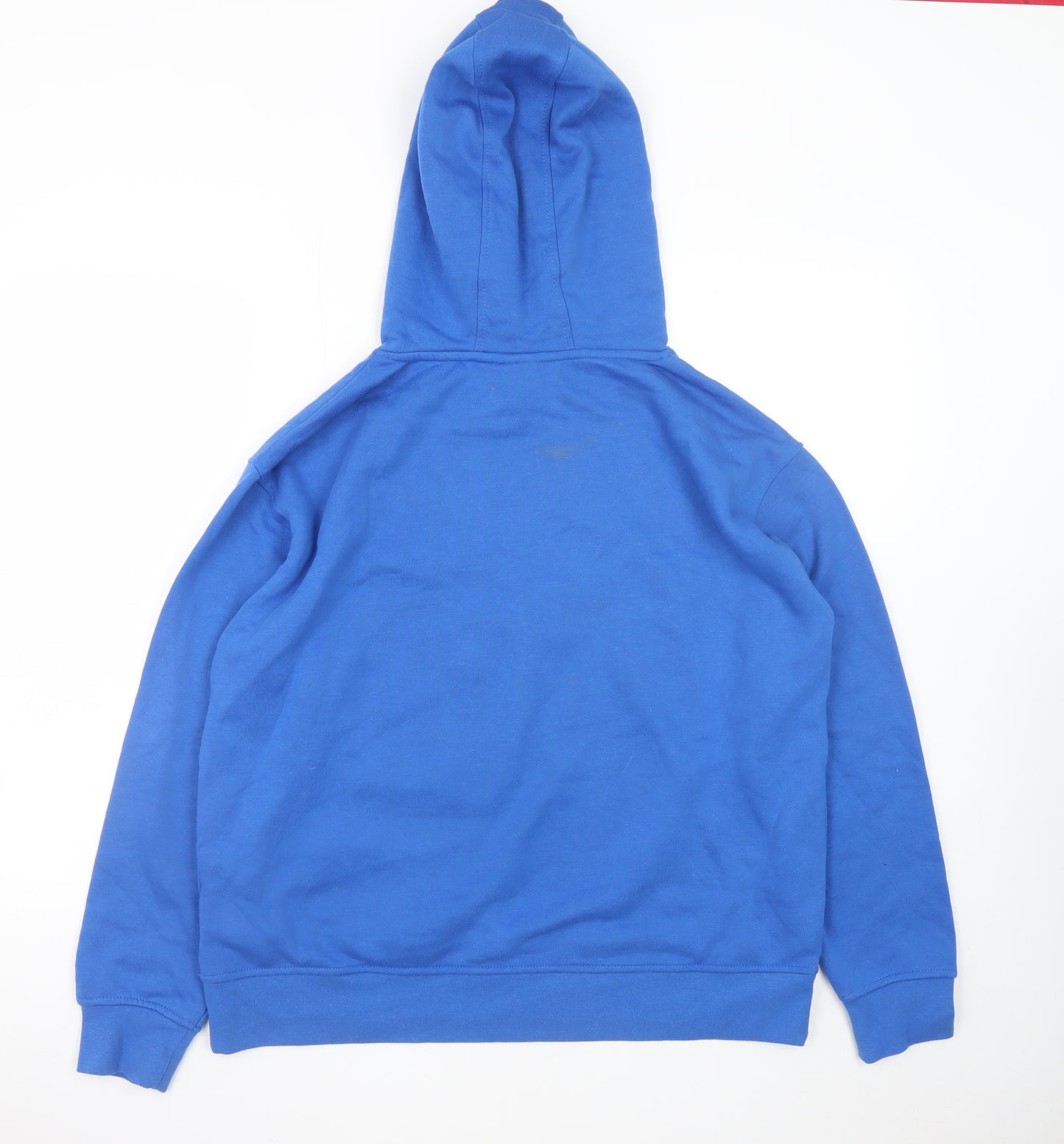Disney Women Blue Stitch Pullover Hoodie Size M 12/14 Graphic Print