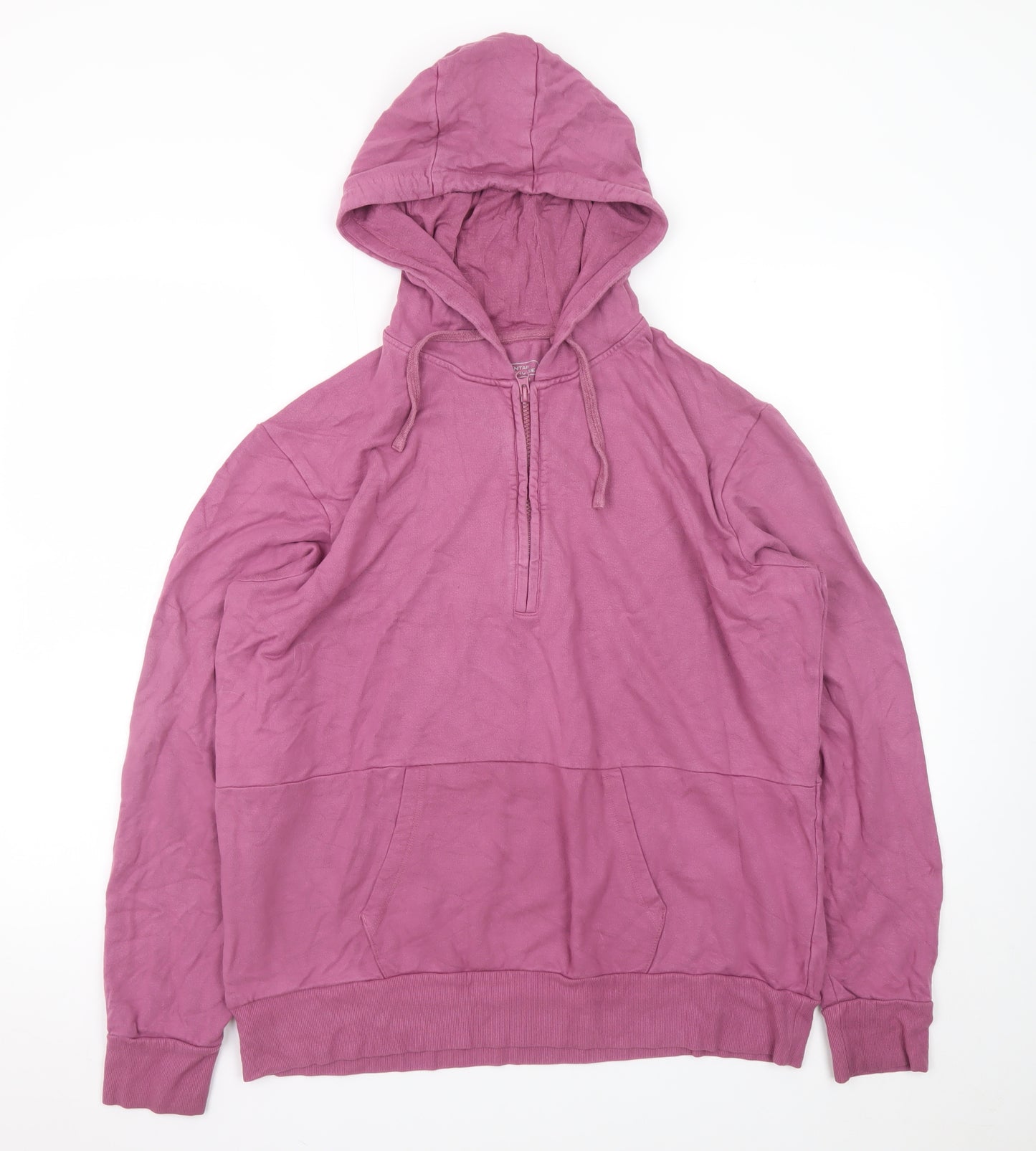 Mountain Warehouse Womens Purple 1/2 Zip Hoodie UK 12 Bamboo Blend