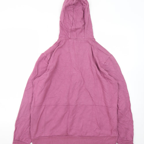 Mountain Warehouse Womens Purple 1/2 Zip Hoodie UK 12 Bamboo Blend