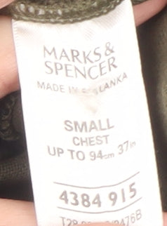 Marks and Spencer Men's Multicoloured Striped Rugby Polo Shirt Small