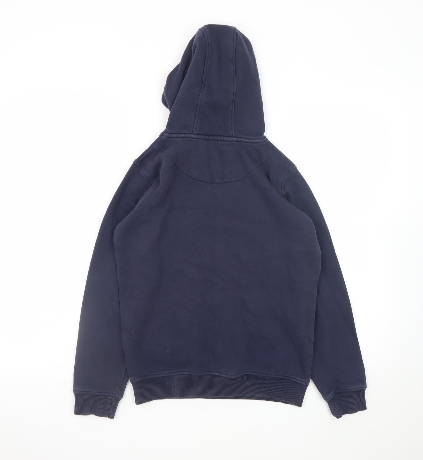 Jack Wills Boys Blue Pullover Hoodie 10-11 Years Fleece Graphic Print