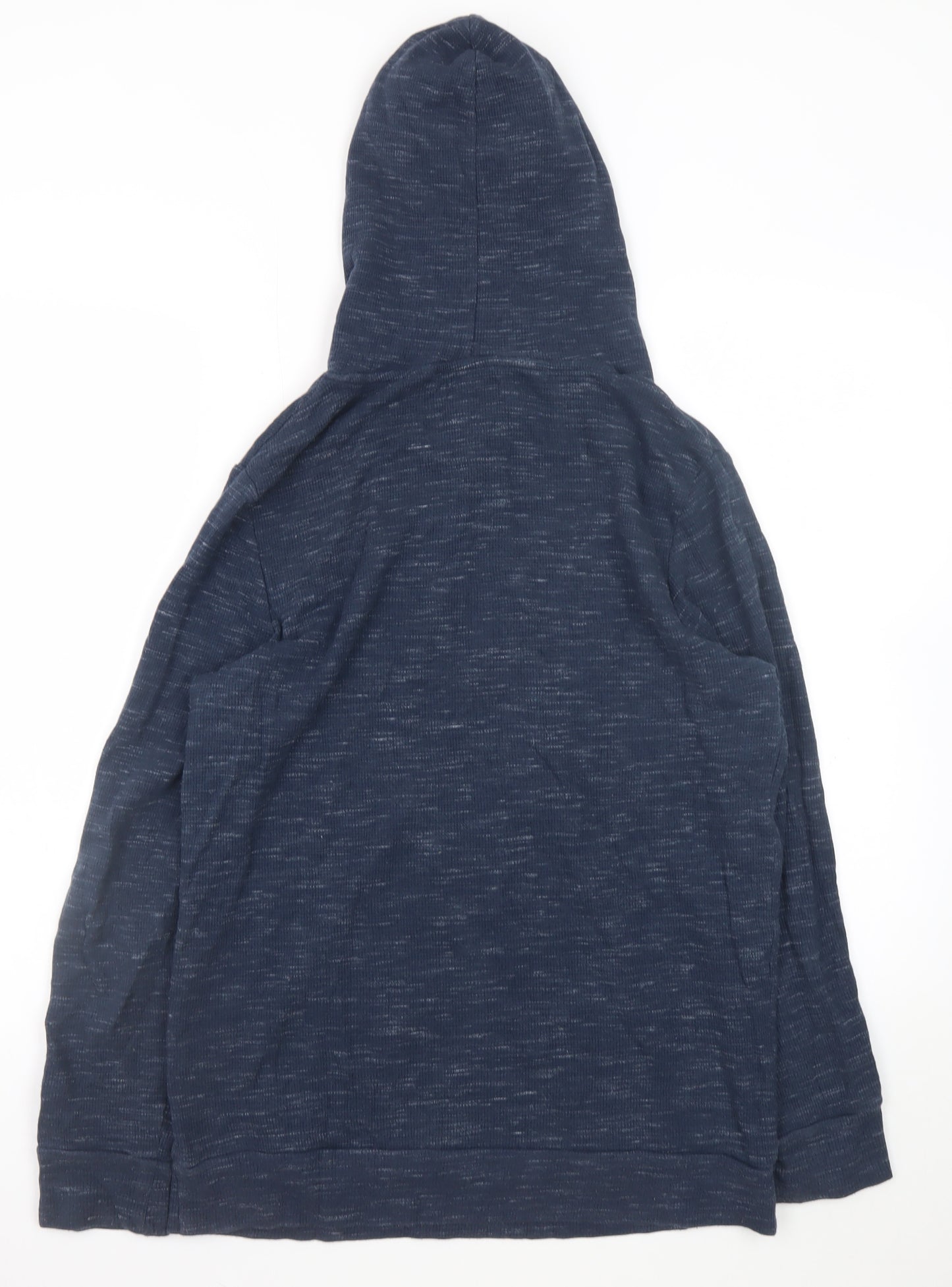 Brave Soul Men's Blue Pullover Hoodie Size M Lightweight Cotton Blend