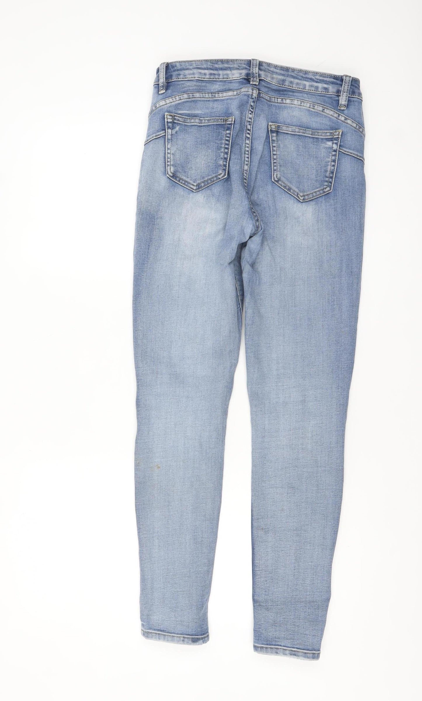 VS Miss Women's Blue Skinny Mid Rise Stretch Denim Jeans UK 8