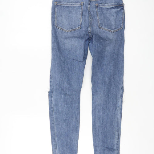 Denim Co. Women Blue Size 6 Skinny Distressed Jeans