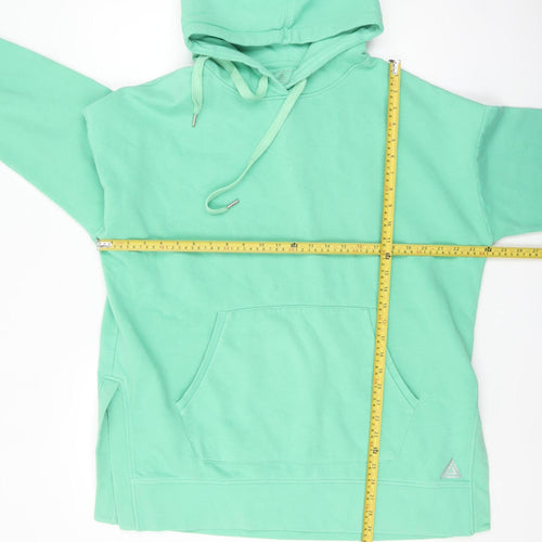 Next Women’s Green Pullover Hoodie L Cotton Blend Casual