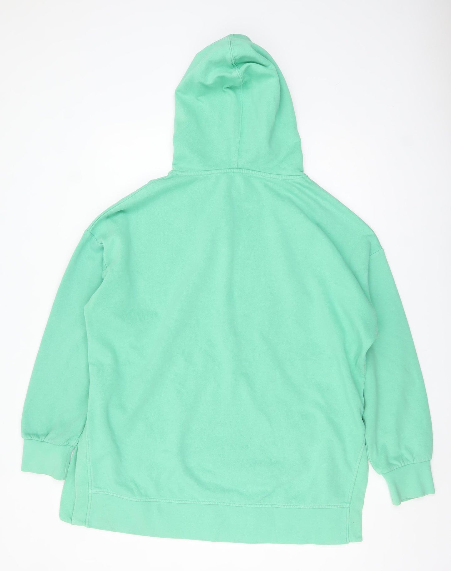 Next Women’s Green Pullover Hoodie L Cotton Blend Casual
