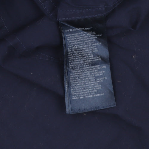 Hilfiger Denim Men's Blue Long Sleeve Button-Up Shirt M