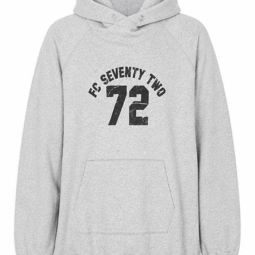 French Connection Women Grey Medium Pullover Hoodie 100% Cotton FC Seventy Two