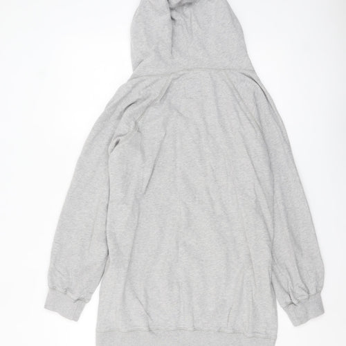 French Connection Women Grey Medium Pullover Hoodie 100% Cotton FC Seventy Two