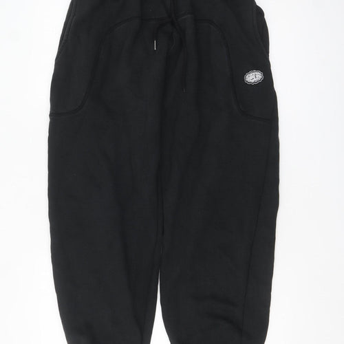 Split MCR Men's Black Fleece Sweatpants Size S Elastic Waist