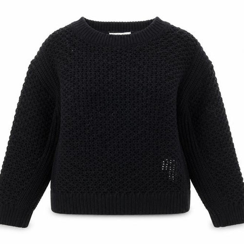 Rita Ora x Primark Womens Black Chunky Knit Jumper Size S 10-12