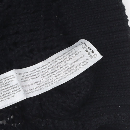 Rita Ora x Primark Womens Black Chunky Knit Jumper Size S 10-12