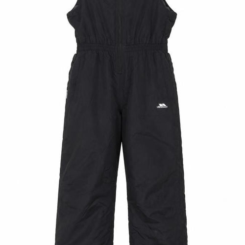 Trespass Girls Black Waterproof Ski Overall 13-14 Years Winter Softshell