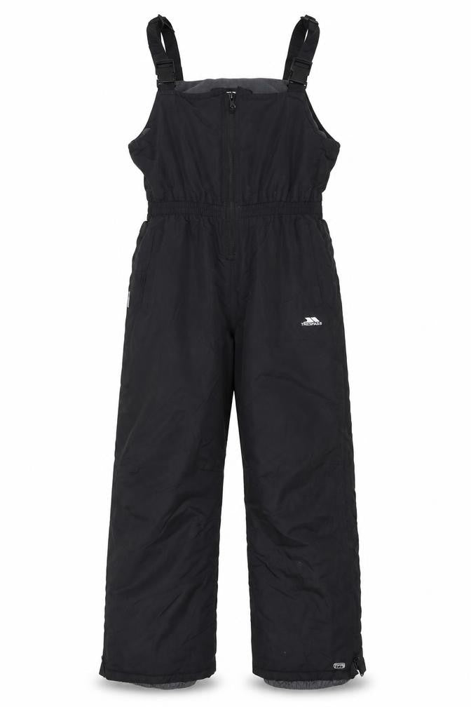 Trespass Girls Black Waterproof Ski Overall 13-14 Years Winter Softshell