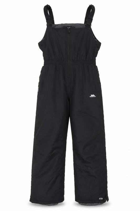 Trespass Girls Black Waterproof Ski Overall 13-14 Years Winter Softshell