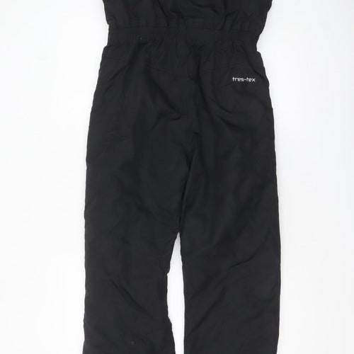Trespass Girls Black Waterproof Ski Overall 13-14 Years Winter Softshell