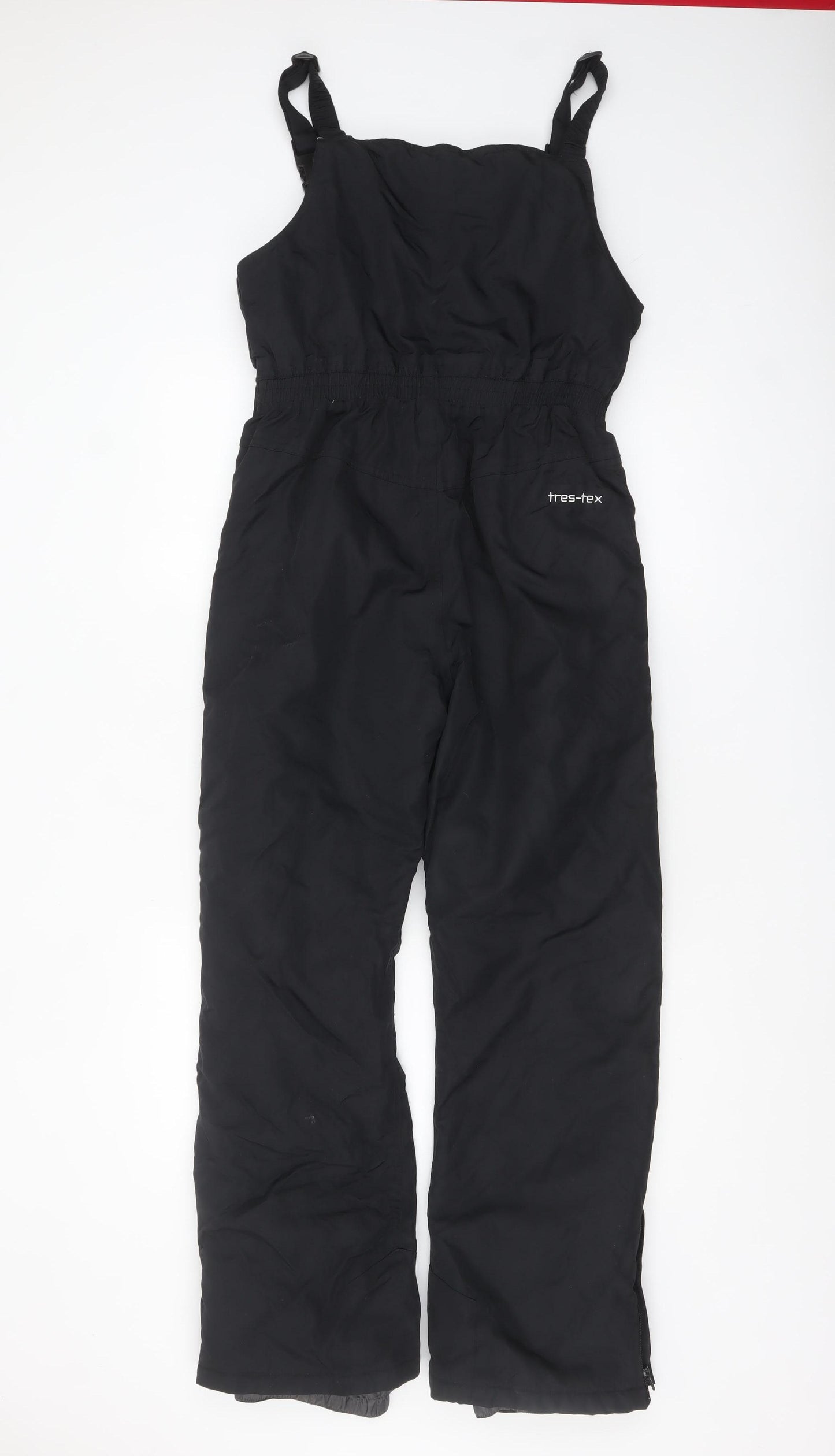 Trespass Girls Black Waterproof Ski Overall 13-14 Years Winter Softshell