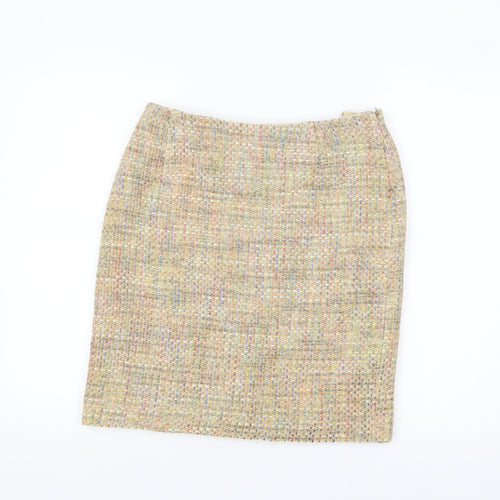 Kaliko Women’s Beige Tweed Pencil Skirt Size 12
