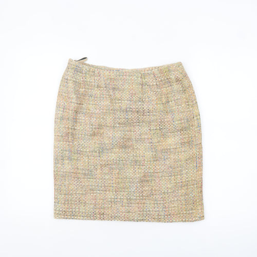 Kaliko Women’s Beige Tweed Pencil Skirt Size 12