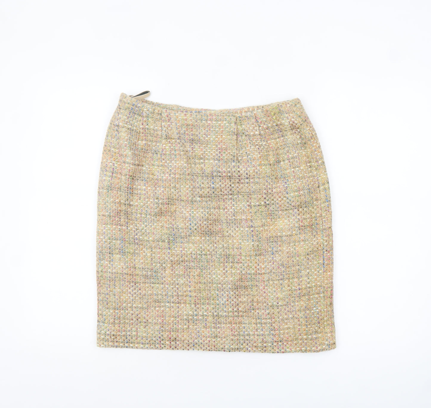 Kaliko Women’s Beige Tweed Pencil Skirt Size 12