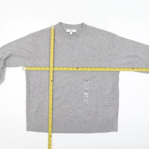 Marks and Spencer Women Grey M Knit Pullover Jumper