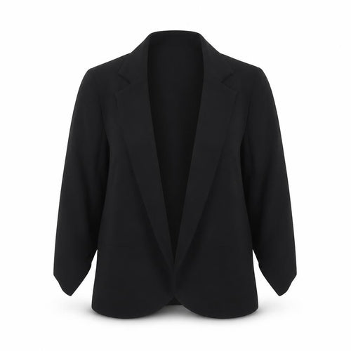 Joseph Ribkoff Women Black Blazer UK 12 Single-Breasted Classic Jacket