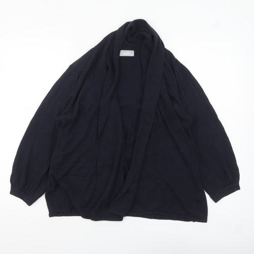 Wallis Women’s Black Open Cardigan Knit Jumper Size M