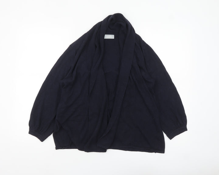 Wallis Women’s Black Open Cardigan Knit Jumper Size M