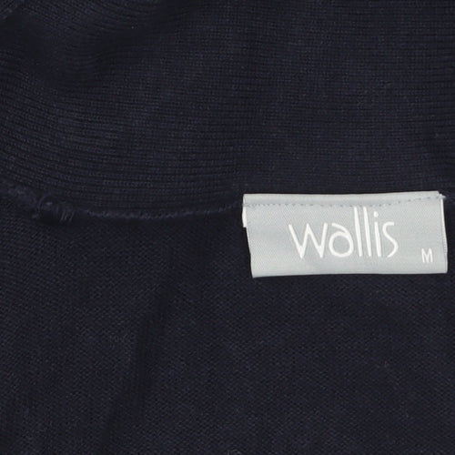 Wallis Women’s Black Open Cardigan Knit Jumper Size M