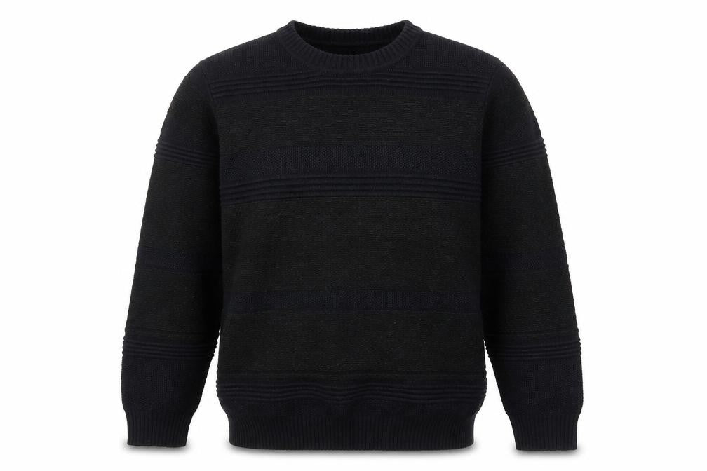 Marks and Spencer Mens Black 2XL Crew Neck Knit Jumper