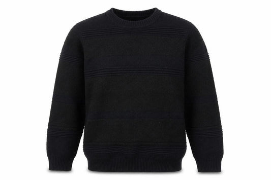 Marks and Spencer Mens Black 2XL Crew Neck Knit Jumper