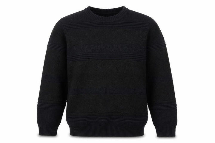 Marks and Spencer Mens Black 2XL Crew Neck Knit Jumper