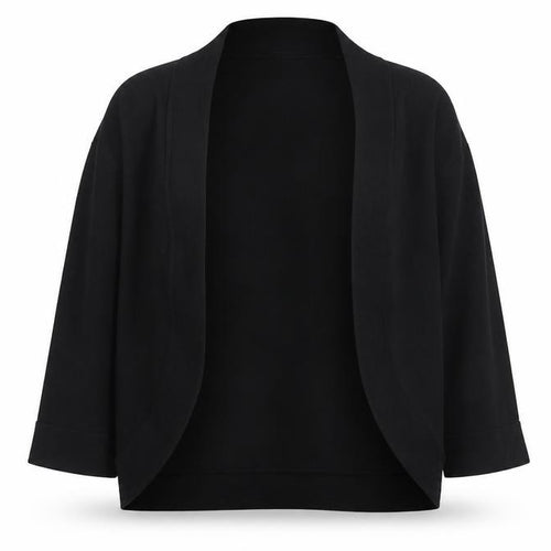 Linea Women Black XL Knit Open Front Cardigan Jumper