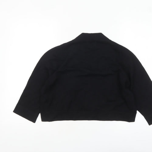 Linea Women Black XL Knit Open Front Cardigan Jumper