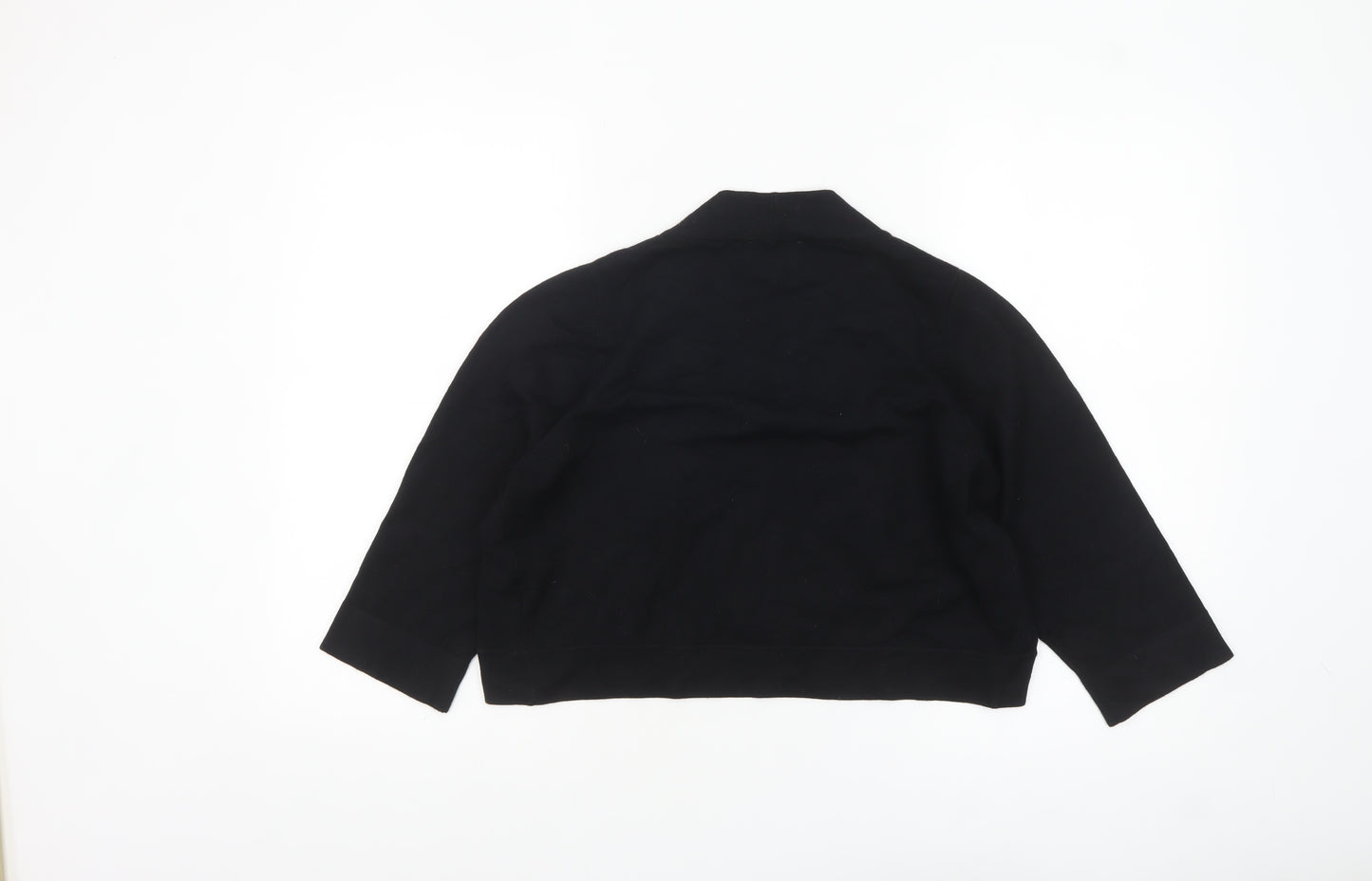 Linea Women Black XL Knit Open Front Cardigan Jumper