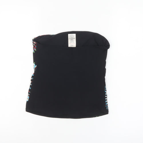 Next Women's Black Strapless Bohemian Geometric Camisole Top Size 12