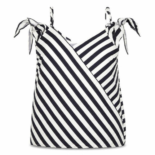 Oasis Women’s Blue Striped Viscose Camisole Blouse Size 8