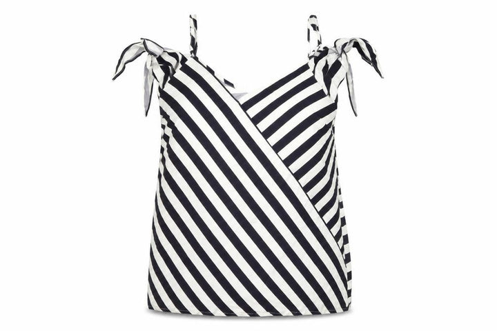 Oasis Women’s Blue Striped Viscose Camisole Blouse Size 8