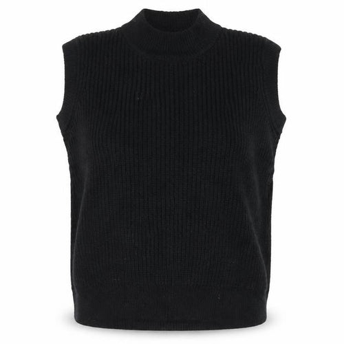 Next Women's Black Sleeveless High Neck Knit Vest Jumper Size L