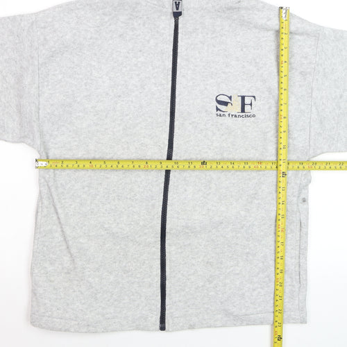 A|X Armani Exchange Men's Grey Full Zip Sweatshirt S