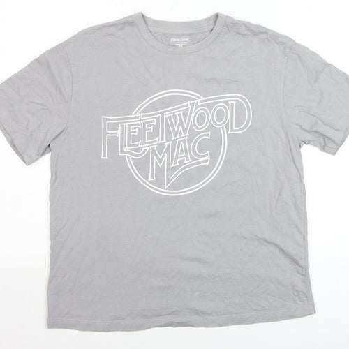 Fleetwood Mac Men’s Grey Medium Graphic Band T-Shirt