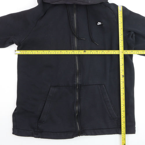 Nike Men's Black Full Zip Hoodie L Fleece Sportswear